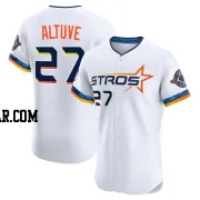 Jose Altuve Men's Houston Astros White Elite 2025 City Connect Jersey