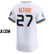 Jose Altuve Men's Houston Astros White Elite 2025 City Connect Jersey