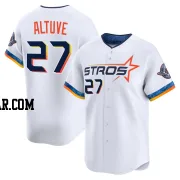 Jose Altuve Men's Houston Astros White Limited 2025 City Connect Jersey