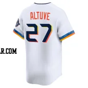 Jose Altuve Men's Houston Astros White Limited 2025 City Connect Jersey