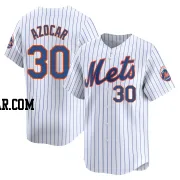 Jose Azocar Men's New York Mets White Limited Home Jersey