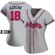 Jose Azocar Women's Atlanta Braves Gray Replica Road Jersey
