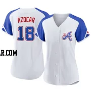 Jose Azocar Women's Atlanta Braves White Authentic 2023 City Connect Jersey