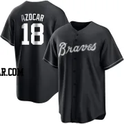 Jose Azocar Youth Atlanta Braves Black/White Replica Jersey