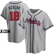 Jose Azocar Youth Atlanta Braves Gray Replica Road Jersey