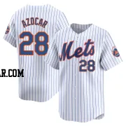 Jose Azocar Youth New York Mets White Limited Home Jersey