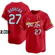 Jose Barrero Men's St. Louis Cardinals Red Limited 2024 City Connect Jersey