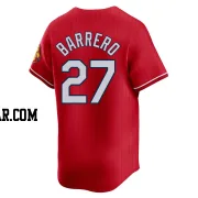 Jose Barrero Men's St. Louis Cardinals Red Limited 2024 City Connect Jersey