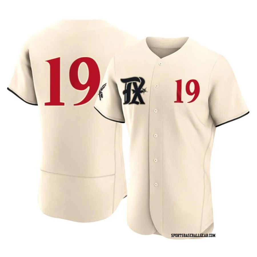 Jose Barrero Men's Texas Rangers Cream Authentic 2023 City Connect Jersey