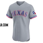 Jose Barrero Men's Texas Rangers Gray Elite Road Jersey