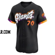 Jose Butto Men's San Francisco Giants Anthracite Elite 2025 City Connect Jersey