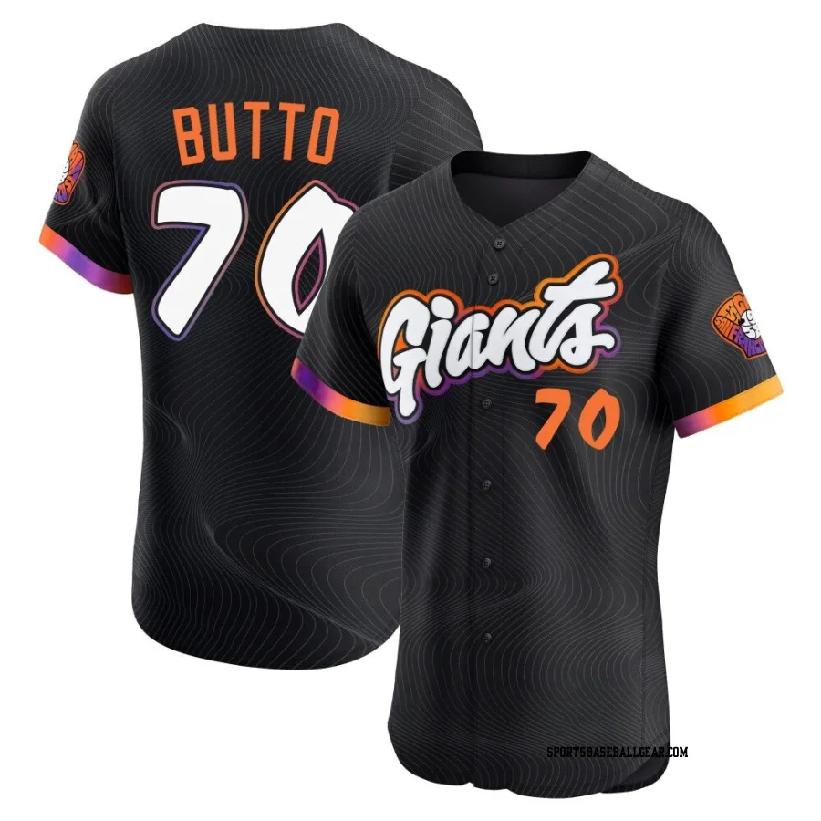 Jose Butto Men's San Francisco Giants Anthracite Elite 2025 City Connect Jersey
