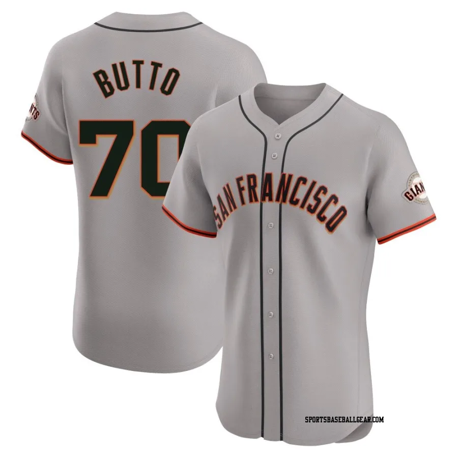 Jose Butto Men's San Francisco Giants Gray Elite Road Jersey