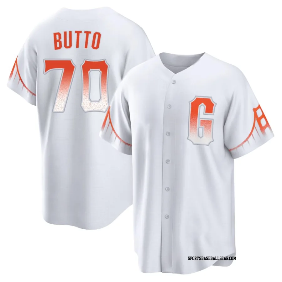 Jose Butto Men's San Francisco Giants White Replica 2021 City Connect Jersey