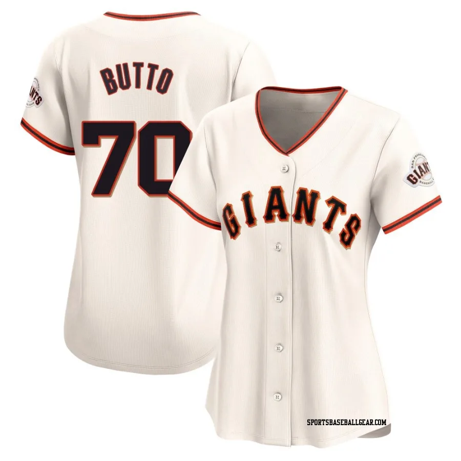 Jose Butto Women's San Francisco Giants Cream Limited Home Jersey