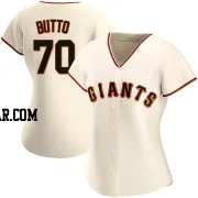 Jose Butto Women's San Francisco Giants Cream Replica Home Jersey