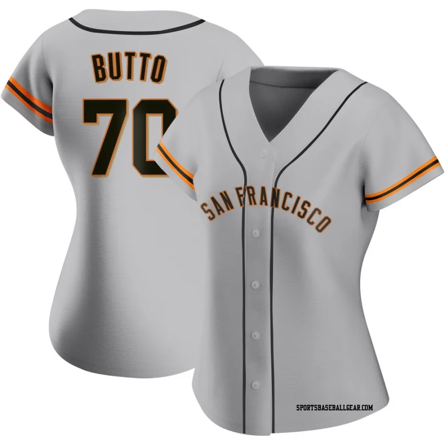 Jose Butto Women's San Francisco Giants Gray Replica Road Jersey
