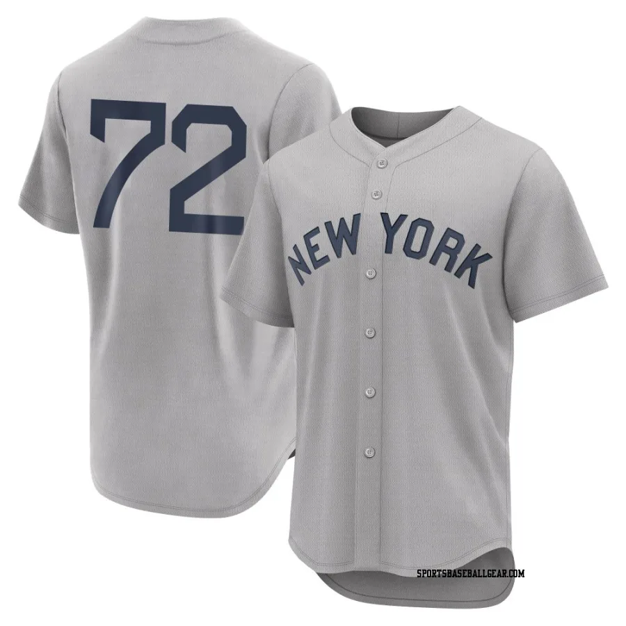 Jose Caballero Men's New York Yankees Gray Authentic 2021 Field of Dreams Jersey