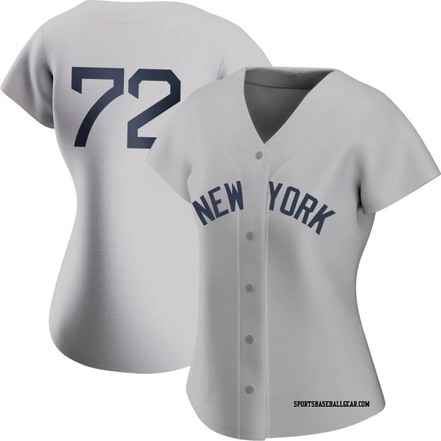 Jose Caballero Women's New York Yankees Gray Replica 2021 Field of Dreams Jersey