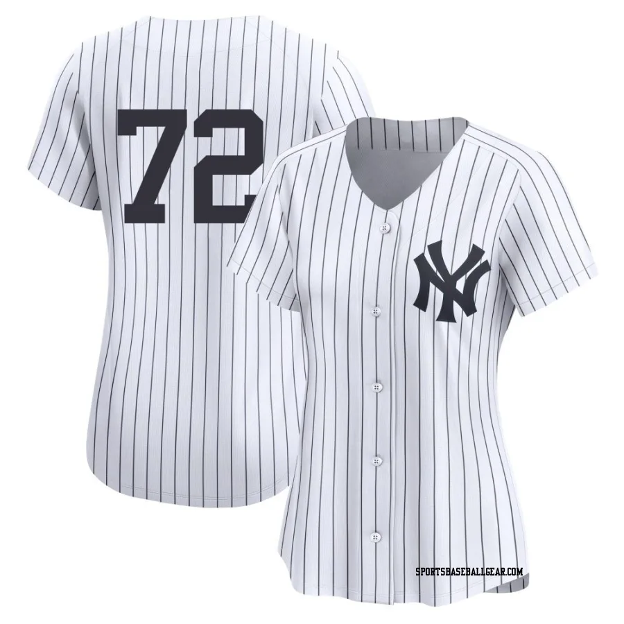 Jose Caballero Women's New York Yankees White Limited Yankee Home 2nd Jersey