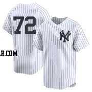 Jose Caballero Youth New York Yankees White Limited Yankee Home 2nd Jersey
