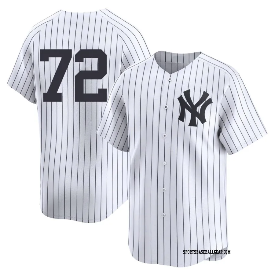 Jose Caballero Youth New York Yankees White Limited Yankee Home 2nd Jersey