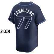 Jose Caballero Youth Tampa Bay Rays Navy Limited Away Jersey