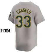Jose Canseco Youth Oakland Athletics Gray Limited Away Jersey