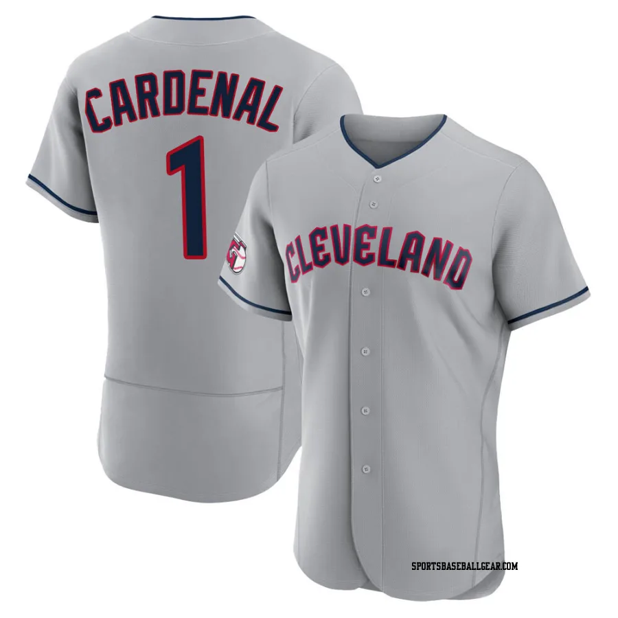 Jose Cardenal Men's Cleveland Guardians Gray Authentic Road Jersey