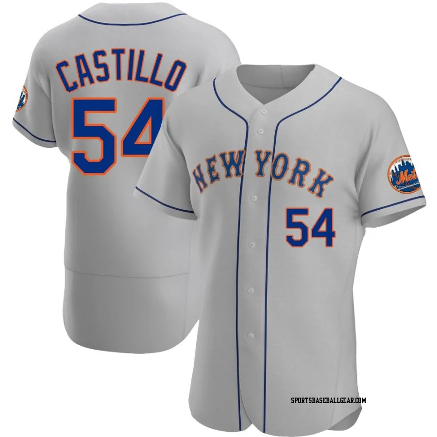 Jose Castillo Men's New York Mets Gray Authentic Road Jersey