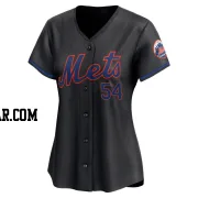 Jose Castillo Women's New York Mets Black Limited Alternate Jersey