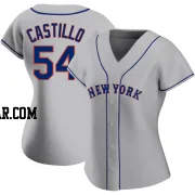 Jose Castillo Women's New York Mets Gray Replica Road Jersey