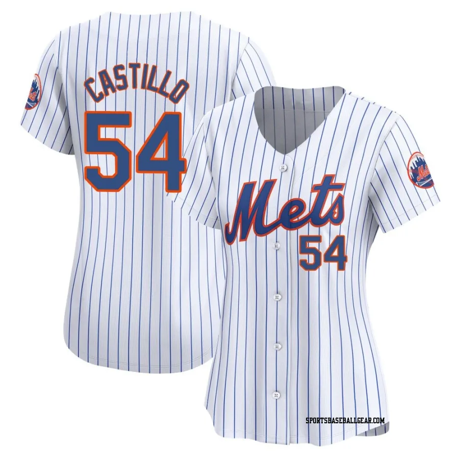 Jose Castillo Women's New York Mets White Limited Home Jersey