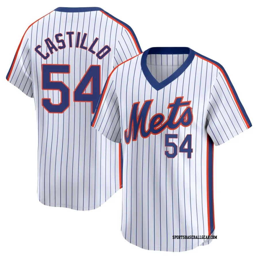 Jose Castillo Youth New York Mets White Limited Cooperstown Collection Jersey