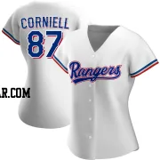Jose Corniell Women's Texas Rangers White Replica Home Jersey