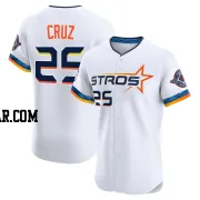 Jose Cruz Jr. Men's Houston Astros White Elite 2025 City Connect Jersey