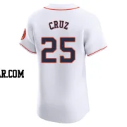 Jose Cruz Jr. Men's Houston Astros White Elite Home Jersey