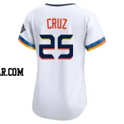 Jose Cruz Jr. Women's Houston Astros White Limited 2025 City Connect Jersey