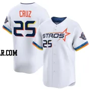 Jose Cruz Jr. Youth Houston Astros White Limited 2025 City Connect Jersey