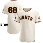 Jose Cruz Men's San Francisco Giants Cream Authentic Home Jersey