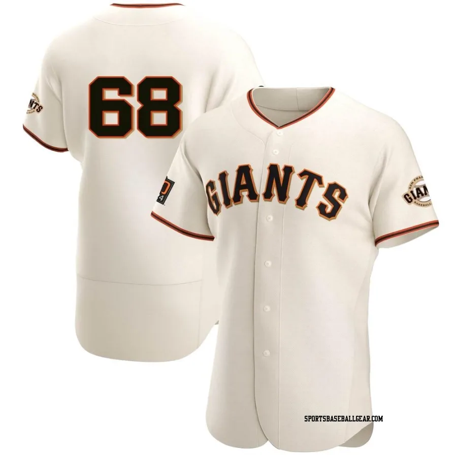 Jose Cruz Men's San Francisco Giants Cream Authentic Home Jersey