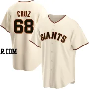 Jose Cruz Men's San Francisco Giants Cream Replica Home Jersey