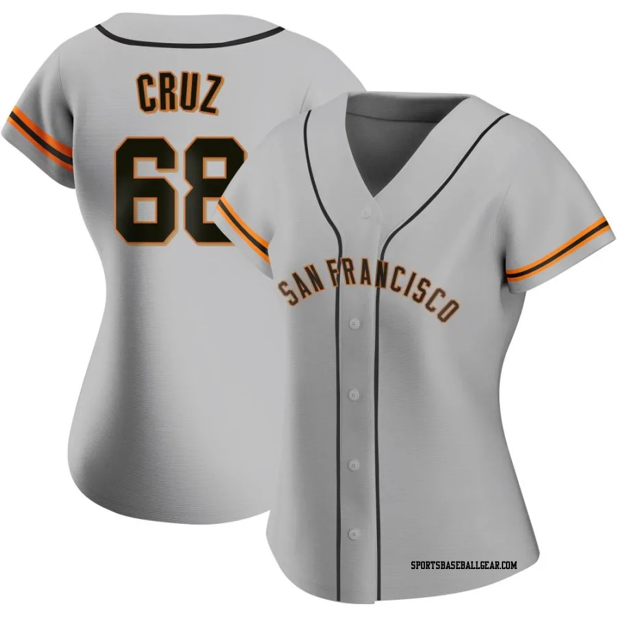 Jose Cruz Women's San Francisco Giants Gray Replica Road Jersey