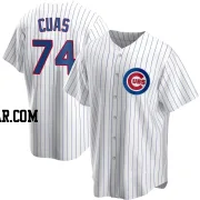 Jose Cuas Youth Chicago Cubs White Replica Home Jersey