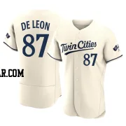 Jose De Leon Men's Minnesota Twins Cream Authentic Alternate 2023 Jersey