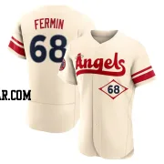Jose Fermin Men's Los Angeles Angels Cream Authentic 2022 City Connect Jersey