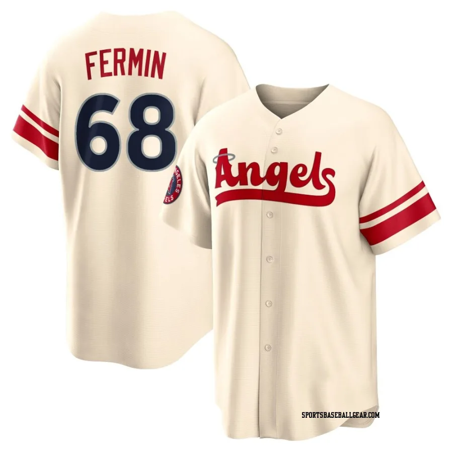 Jose Fermin Youth Los Angeles Angels Cream Replica 2022 City Connect Jersey