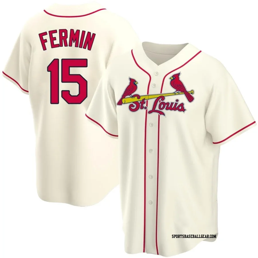Jose Fermin Youth St. Louis Cardinals Cream Replica Alternate Jersey