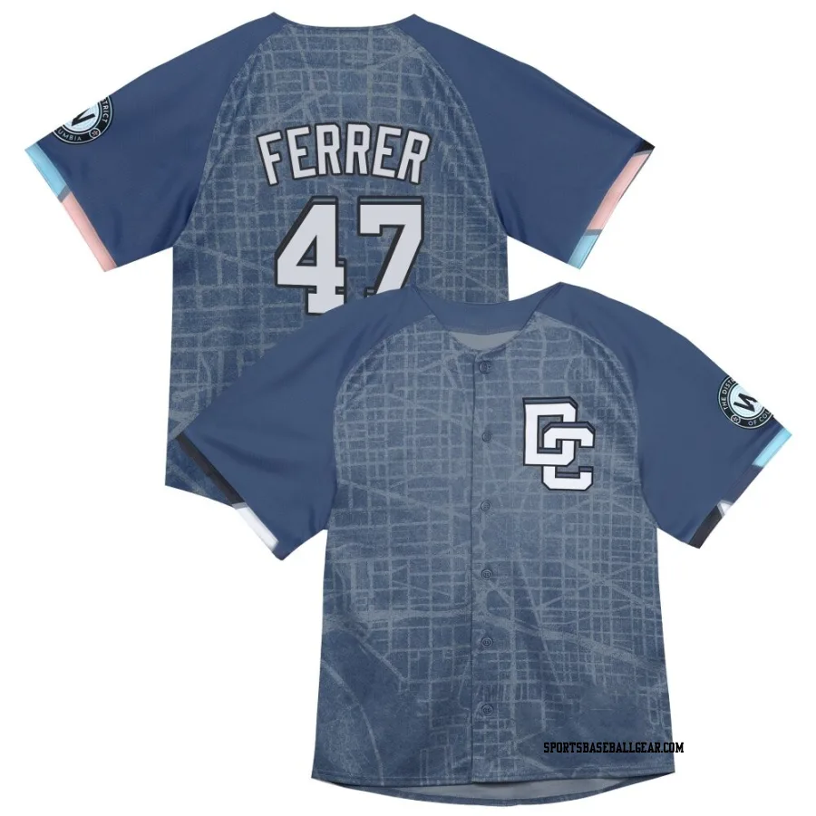 Jose Ferrer Men's Washington Nationals Blue Limited Infant 2025 City Connect Jersey