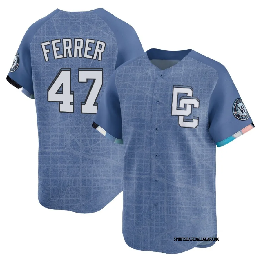 Jose Ferrer Youth Washington Nationals Blue Limited 2025 City Connect Jersey